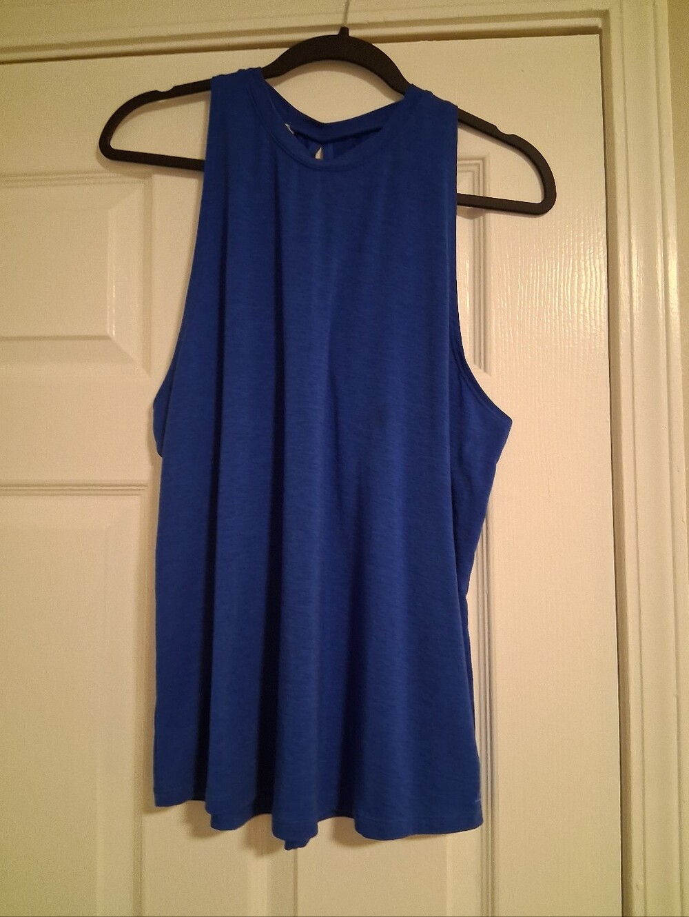 New Balance Royal Blue Women's Sleeveless High-Neck Tank, Size XL